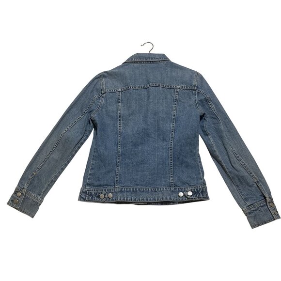 J.Crew Women's Classic Fit‎ Denim Jacket  Sz Med  Casual  Durable  Timeless - Picture 10 of 10